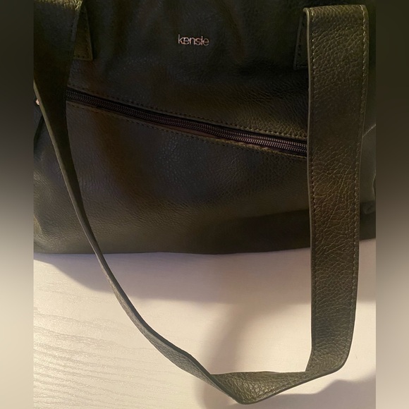 Kensie Dark Olive Green Purse/Tote - Picture 16 of 16